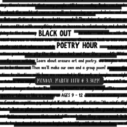 Blackout Poetry Hour for Tweens