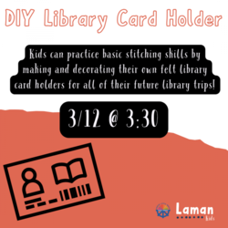 DIY Library Card Holder