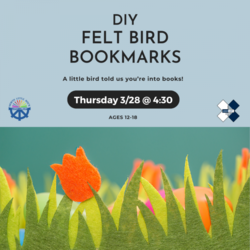 DIY Felt Bird Bookmarks