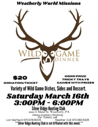 Wild Game Dinner