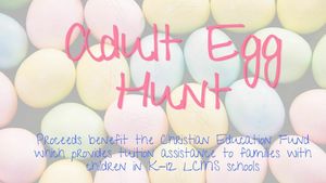 Adult Easter Egg Hunt