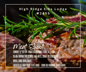Meat Shoot at High Ridge Elks Lodge