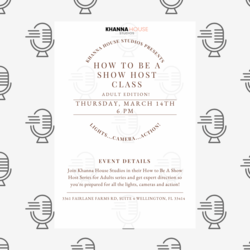 HOW TO BE A SHOW HOST FOR ADULTS