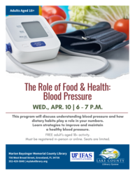 Healthy for Life: Focus on Blood Pressure