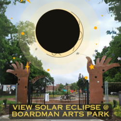 Solar Eclipse from Boardman Arts Park!