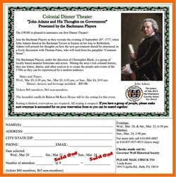 Colonial Dinner Theater