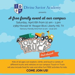 Divine Savior Academy's Touch-a-Truck Event