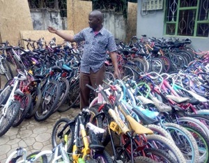 Bicycle and Sewing Machine Collection -Pedals for Progress / Sewing Peace