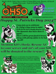 KD's Husky Rescue AZ adoption & Fundraiser Event with OHSO Brewery Paradise Valley