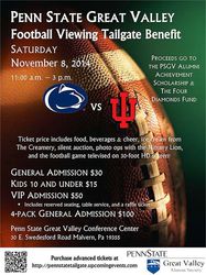 Penn State Football Viewing Tailgate Benefit