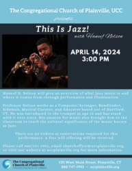C.C.P presents...This Is Jazz! with Haneef Nelson