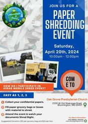Paper Shredding Fundraiser