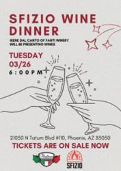 Sfizio Wine Dinner