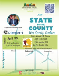 Wine Country Luncheon - State of the County Presented by Livermore Valley Chamber of Commerce