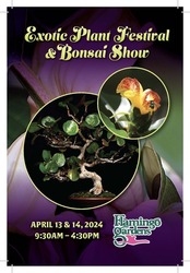 Flamingo Gardens Exotic Plant Festival & Bonsai Show - April 13-14