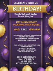 21ST BIRTHDAY CELEBRATION & FREE OPEN HOUSE