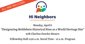 Hi Neighbors Speakers Program