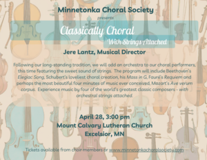 Classically Choral - With Strings Attached Concert