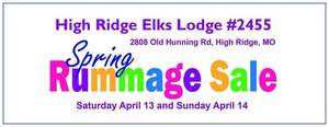 High Ridge Elks 2455 Rummage Sale