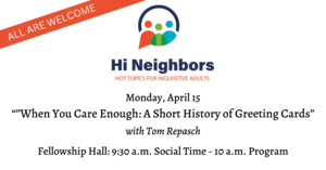 Hi Neighbors Speakers Program