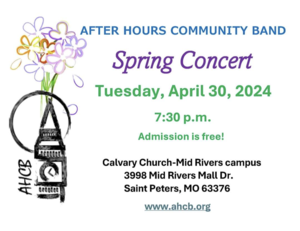 After Hours Community Band Spring Concert