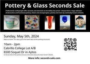 Pottery and Glass Seconds Sale