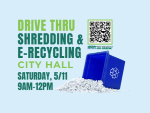 City of Glendale's Drive Thru Shredding & E-Recycling