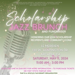 Alpha Kappa Alpha Sorority,Incorporated,Pasadena Chapter In Partnership With The PAIF - Scholarship