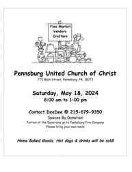 Pennsburg United Church of Christ Yardsale