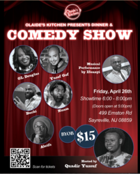 Olaide's Kitchen Presents Dinner & Comedy Show