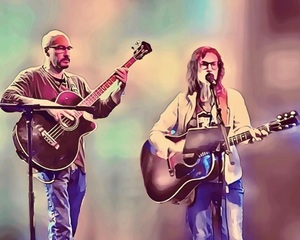 Laurie Blue and Sean Lawrence at Rock N' Claws