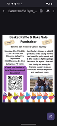 Bake Sale/Basket Raffle with big ticket items