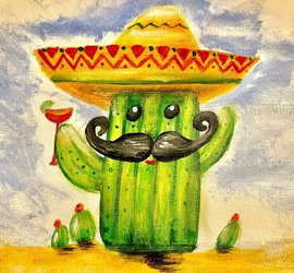 Cinco de mayo cactus paint @pub 212