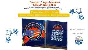 Freedom Sings Group Write Nite: U.S. Veterans Co-writing a Song about Military Service