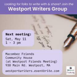 Westport Writers Group – May meeting