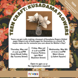 Teen Craft - Kusadama Flowers