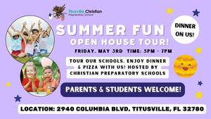 Titusville Christian Preparatory School Summer Fun Open House