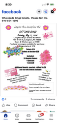 Lehighton Lions Gift Card Bingo
