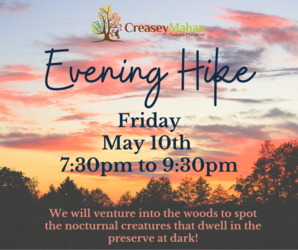 Evening Hike at Creasey Mahan Nature Preserve