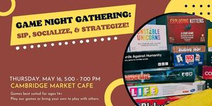 Game Night Gathering: Sip, Socialize, and Strategize