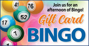 Gift card bingo
