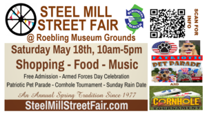 45th May Steel Mill Street Fair (formerly the Bordentown Street Fair)