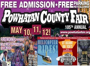 Powhatan County Fair Weekend May 10th-12th 2024