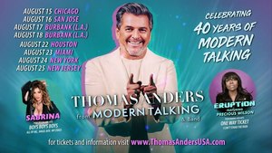 Thomas Anders of Modern Talking - 40th Anniversary Show