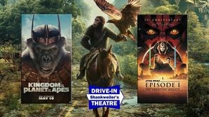 Drive-In Double Feature: KINGDOM OF THE PLANET OF THE APES and PHANTOM MENACE