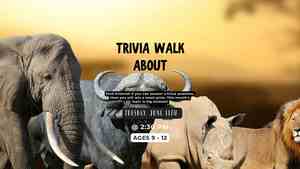 Animal Trivia Walk-About
