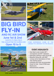 The St. Louis Radio Control Flying Association (SLRCFA)  17th annual Big Bird Fly-In