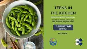 Teens in the Kitchen: Edamame with three seasonings