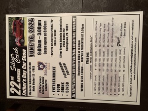 Silver Creek Athletic Association 22nd Annual Car Show