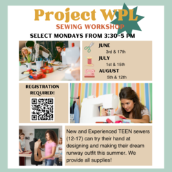 Sewing Club for Teens: Project WPL